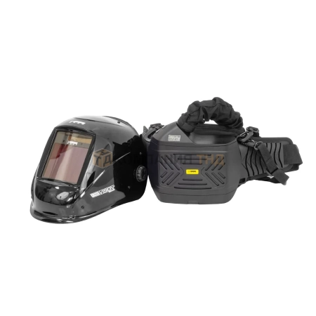 Маска сварочная КЕДР К-704Т PRO с турбоблоком черная