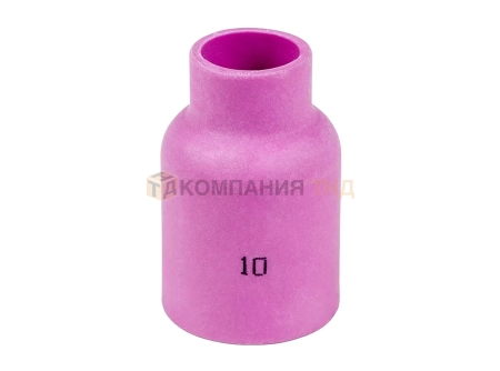 Сопло керамическое КЕДР TIG-17–18–26 PRO/EXPERT № 10 / Ø 16,0 мм большая газовая линза (8004870)
