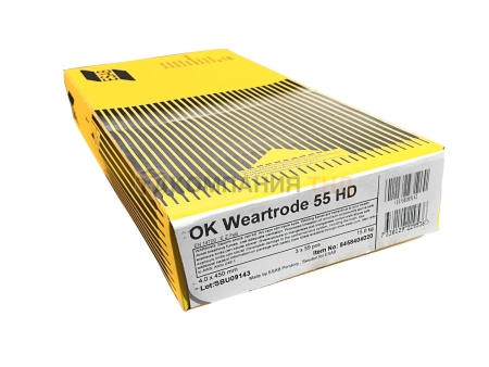 Электроды ESAB OK Weartrode 55 HD (OK 84.58) ф 5,0 мм х 450 мм (15кг) (8458504020)