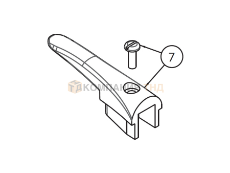 Рычаг ESAB Lever Assy for K-3 и K-5 и винт в сборе (94476034)