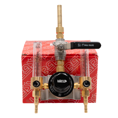 Пост газовый KRASS UNISET TWINFLOW AR/CO2 Углекислый газ/Аргон