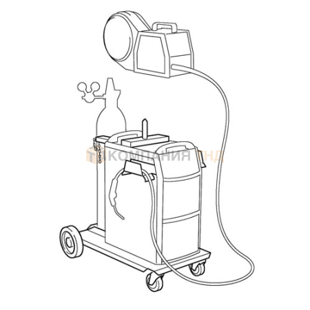 Тележка ESAB для Mig 4000i/5000i