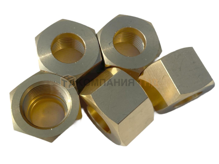 Гайка накидная GCE W21.8x1/14" (Латунь) (5 шт.)