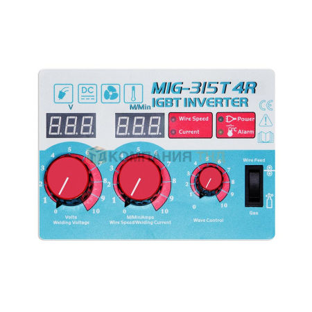 Сварочный полуавтомат GROVERS MIG 315T Полуавтомат GROVERS MIG 315T (4 ROLLS)