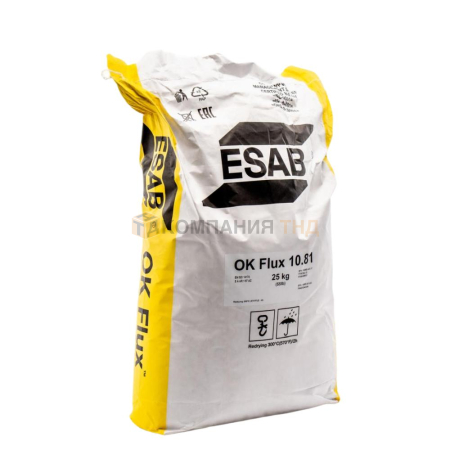 Флюс сварочный ESAB OK Flux 10.81P FG in BlockPac (25кг) (1081801WP7)