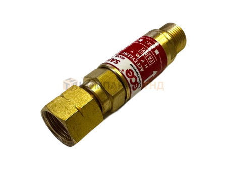 Затвор предохранительный GCE MV 93 (SP 20/FR 20) - (горючий газ) вход резака/горелки  G3/8" LH (H0081850)