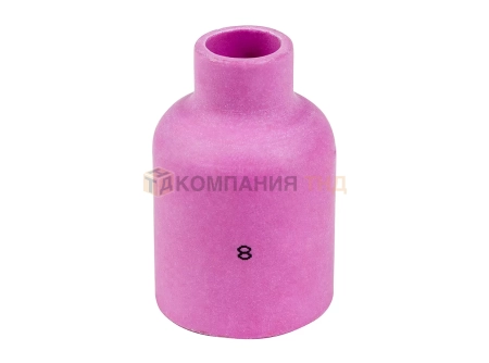 Сопло керамическое КЕДР TIG-17–18–26 PRO/EXPERT № 8 / Ø 12,5 мм большая газовая линза (8004869)