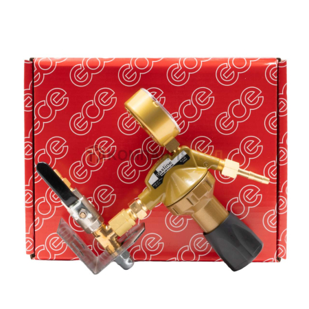 Редуктор сетевой GCE Dinset Аргон/Смесь; -/32 л/мин; вх. G3/8", вых. G1/4"