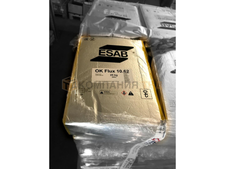Сварочный флюс ESAB OK FLUX 10.62 для сварки  особо ответственных изделий из конструкционных углеродистых, низко- и легированных, теплоустойчивых и высокопрочных сталей Флюс сварочный ESAB OK FLUX 10.62