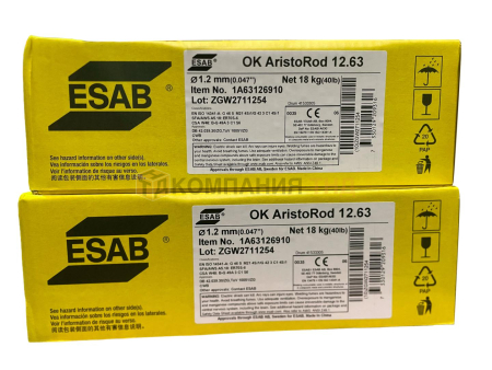 Проволока сварочная ESAB OK Aristorod 12.63