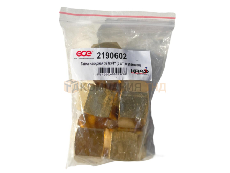 Гайка накидная KRASS 32/16 G 3/4 правая (Латунь) (5 шт.)