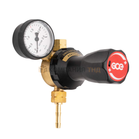 Регулятор специальный сетевой GCE UC700 (САО-10) ацетиленовый сетевой 1,5/1,5бар вх.G3/8"LH/вых.G3/8"LH,10 Нм3/час