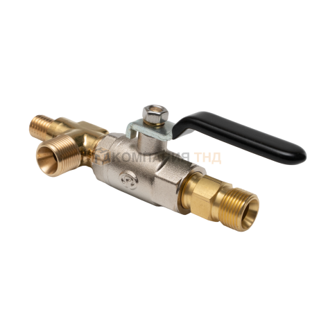 Шаровой кран с коленом GCE Dinline/Dinflow (Инертные газы) G3/8"