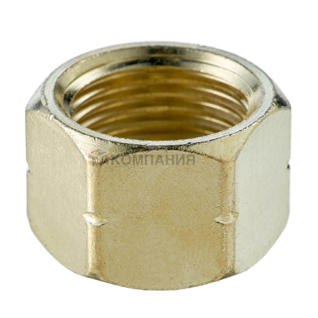 Гайка накидная ПТК СП-21,8LH, латунь производства ПТК: в розницу и оптом, артикул 001.050.406 Гайка накидная ПТК СП-21,8LH, латунь