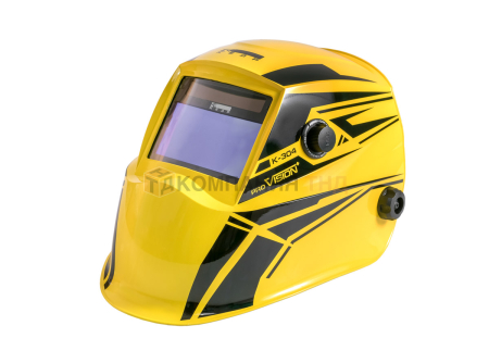 Маска сварочная КЕДР К-304 PRO, жёлтая (8009794)