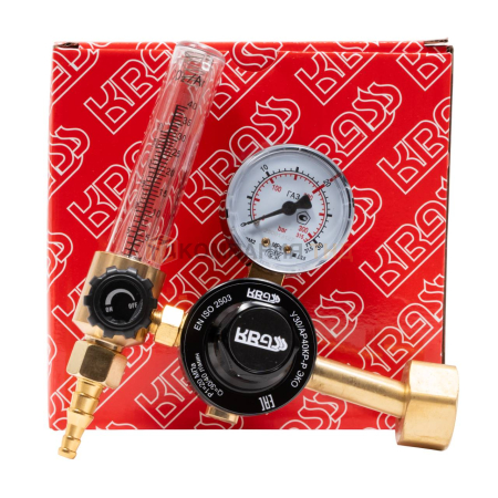 Регулятор для углекислого газа и аргона KRASS У 30/АР 40 КР-Р ЭКО с ротаметром