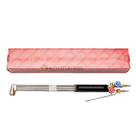 Резак трехтрубный комбинированный KRASS 535-Р (рычажный до 300 мм) L=535 мм, угол наклона головки 90 град +мундштук PNM #2 Резак трехтрубный комбинированный KRASS 535-Р (рычажный до 300 мм) L=535 мм, угол наклона головки 90 град +мундштук PNM #2