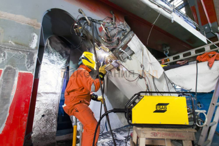 Порошковая проволока ESAB FILARC PZ6138 для дуговой сварки плавящимся электродом мостовых конструкций и морских платформ Проволока порошковая ESAB FILARC PZ6138