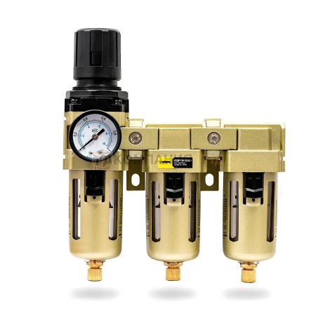 Блок подготовки воздуха Кедр СФ-25.5.1 (три фильтрующих элемента)