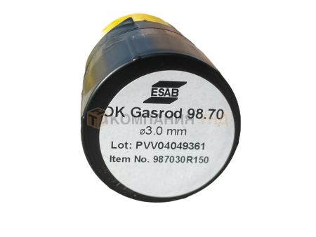 Присадочные прутки ESAB Gasrod 98.70 для сварки нелегированных сталей Прутки присадочные ESAB OK Gasrod 98.70