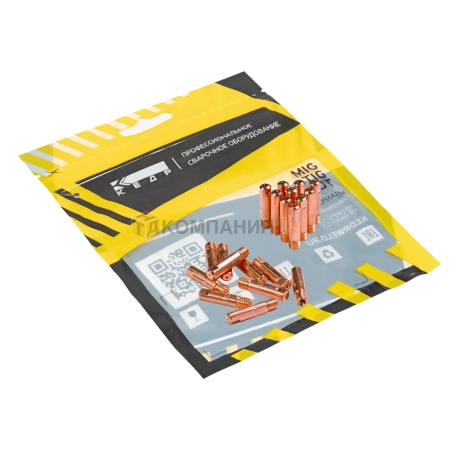 Токосъемный наконечник КЕДР E-Cu PRO М6 / Ø 0.8мм (6.0 / 25) прямой (7160034)