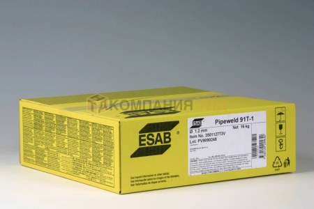 Порошковая проволока ESAB Pipeweld 91T-1 для сварки нелегированных и низколегированных сталей Проволока порошковая ESAB Pipeweld 91T-1