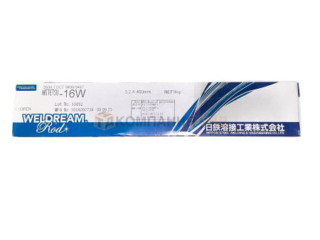 Электроды Nippon Steel NITTETSU-16W производства Nippon Steel Welding And Enginiring Co Япония Электроды Nippon Steel NITTETSU-16W