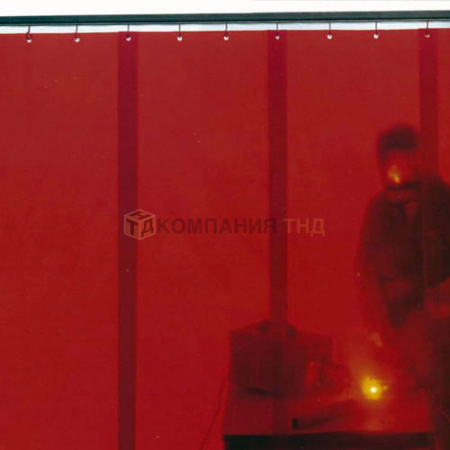 Шторы ESAB (DIN 9) 1,8м х 1,4м тёмно-красные, полосовые (3 шт.)