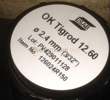 Прутки присадочные ESAB OK Tigrod 12.60