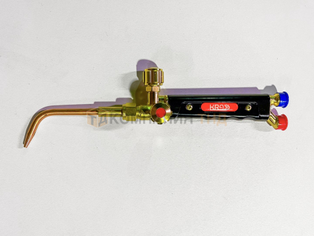 Горелка ацетиленовая KRASS Г2С-Мини (с универсальным ниппелем 6/9) цельнотянутые нак.№ 0, 1, 2