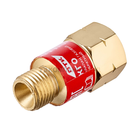 Клапан обратный ПТК КГО (на резак или горелку) газовый М12х1,25LH