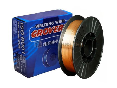 Проволока GROVERS ER70S-6 ф 0,8 мм (5,0кг) (W-ER70S-6-08-5)