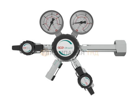 Регулятор баллонный GCE Druva CPLH0SJ одноступенчатый из хромированной латуни