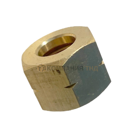 Гайка накидная KRASS 27 СП21,8 левая (Латунь) (5 шт.)