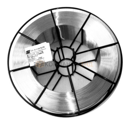 Сварочная проволока сплошного сечения ESAB OK Autrod 5356 (OK Autrod 18.15) для дуговой сварки алюминия в среде защитных газов Проволока сварочная ESAB OK Autrod 5356 (OK Autrod 18.15)