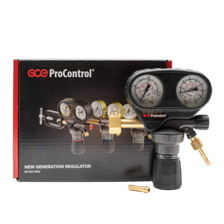 Редуктор универсальный GCE ProControl NITROGEN - Aзот, Гелий, Aргон, Воздух - 200/10 бар, вх. G3/4"; вых. G1/4"; 30 м3/ч