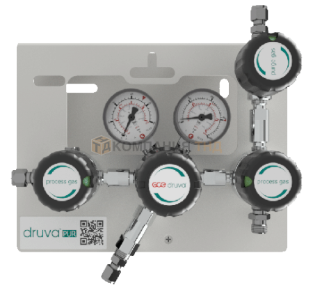 Рампа ручная одноплечевая GCE Druva MPLH0XS из хромированной латуни