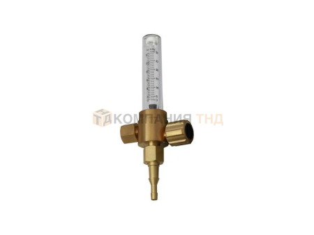 Ротаметр GCE Аргон/CO2 2.5 Бар, 0-32 л/мин вх. G3/8", вых. G3/8"+ниппель (9423240)