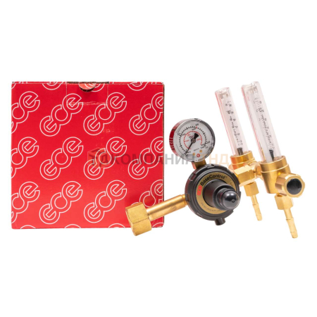 Регулятор для углекислоты и аргона GCE KRASS Base Control SE FLOW ARG AR/CO2 - 200/- бар, вх. G3/4"; вых. G1/4"; 2 ротаметра 0-32л/мин Регулятор для углекислоты и аргона KRASS Base Control SE FLOW ARG AR/CO2 - 200/- бар, вх. G3/4"; вых. G1/4"; 2 ротаметра 0-32л/мин