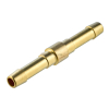 Соединитель ПТК неразъёмный, ø6 и 6 мм, латунь (001.050.207)