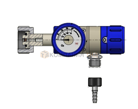 Регулятор баллонный GCE MEDISELECT II 25 O2 G3/4 (0720205N)