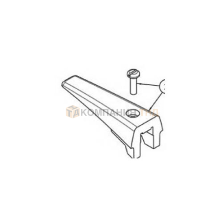 Рычаг ESAB Lever Assy F/K2000/3000 Manual Torches и болт, в сборе (94476080)