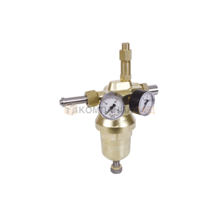 Редуктор рамповый GCE MR 60 Ацетилен 25/1,2 бар вх. G3/8"LH, вых. G1"; 20 м3/час; 180 град (0762340)