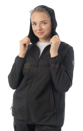 Куртка софтшелл женская BRODEKS KS248, черный (XS) (KS248BLACKXS)