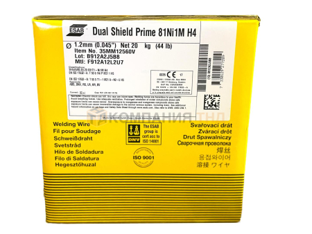 Проволока порошковая ESAB Dual Shield Prime 81Ni1M Проволока порошковая ESAB Dual Shield Prime 81Ni1M