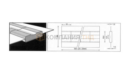 Плоские керамические подкладки ESAB PZ 1500/07 Подкладки керамические ESAB PZ 1500/07