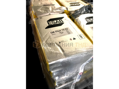 Сварочный флюс ESAB OK FLUX 10.62 для сварки  особо ответственных изделий из конструкционных углеродистых, низко- и легированных, теплоустойчивых и высокопрочных сталей Флюс сварочный ESAB OK FLUX 10.62