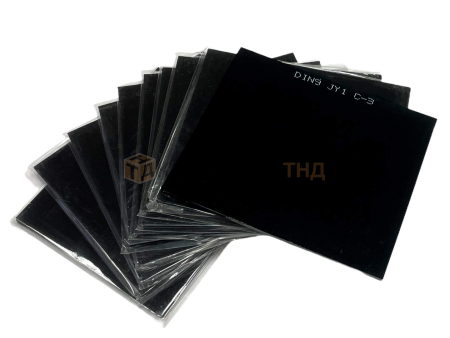 Светофильтр для сварочной маски KRASS 110х90 ТС-3 С-3 (9 JY1)  (10шт.). Артикул 2971109