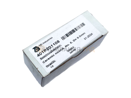 Сопло керамическое ESAB Ceramic nozzle, No. 6, D= 9.5мм - 13N10 Сопло керамическое ESAB Ceramic nozzle, No. 6, D= 9.5мм - 13N10