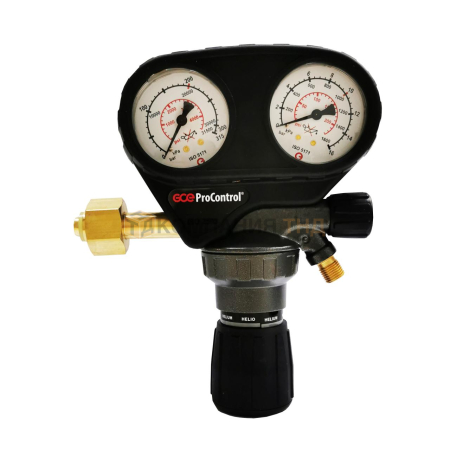 Редуктор гелиевый GCE ProControl HE - Гелий; 200/10 бар; вх. W 21,8x1/14"; вых. G1/4"